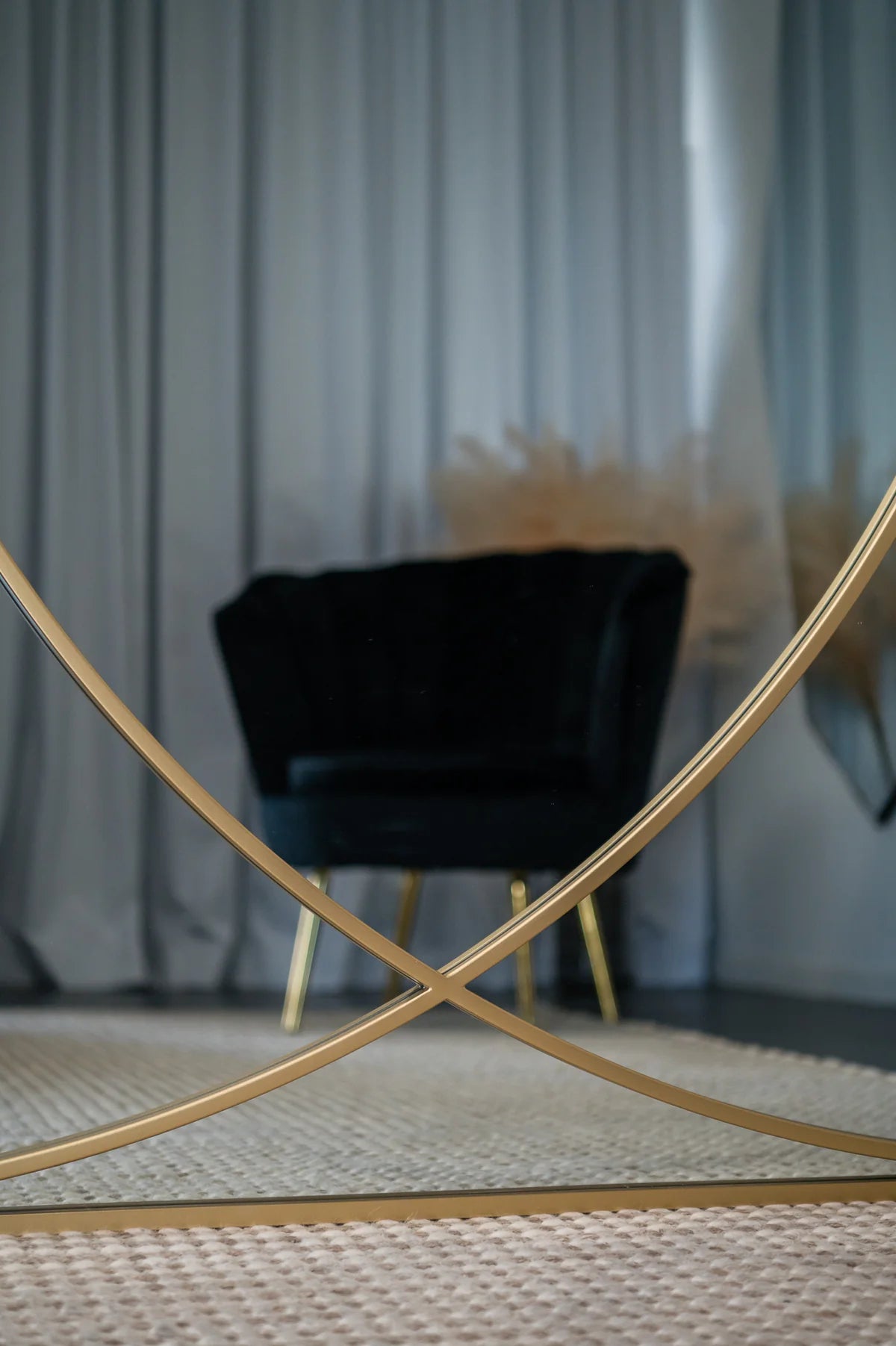 Optical Minimalist - Gold - 200cm x 100cm