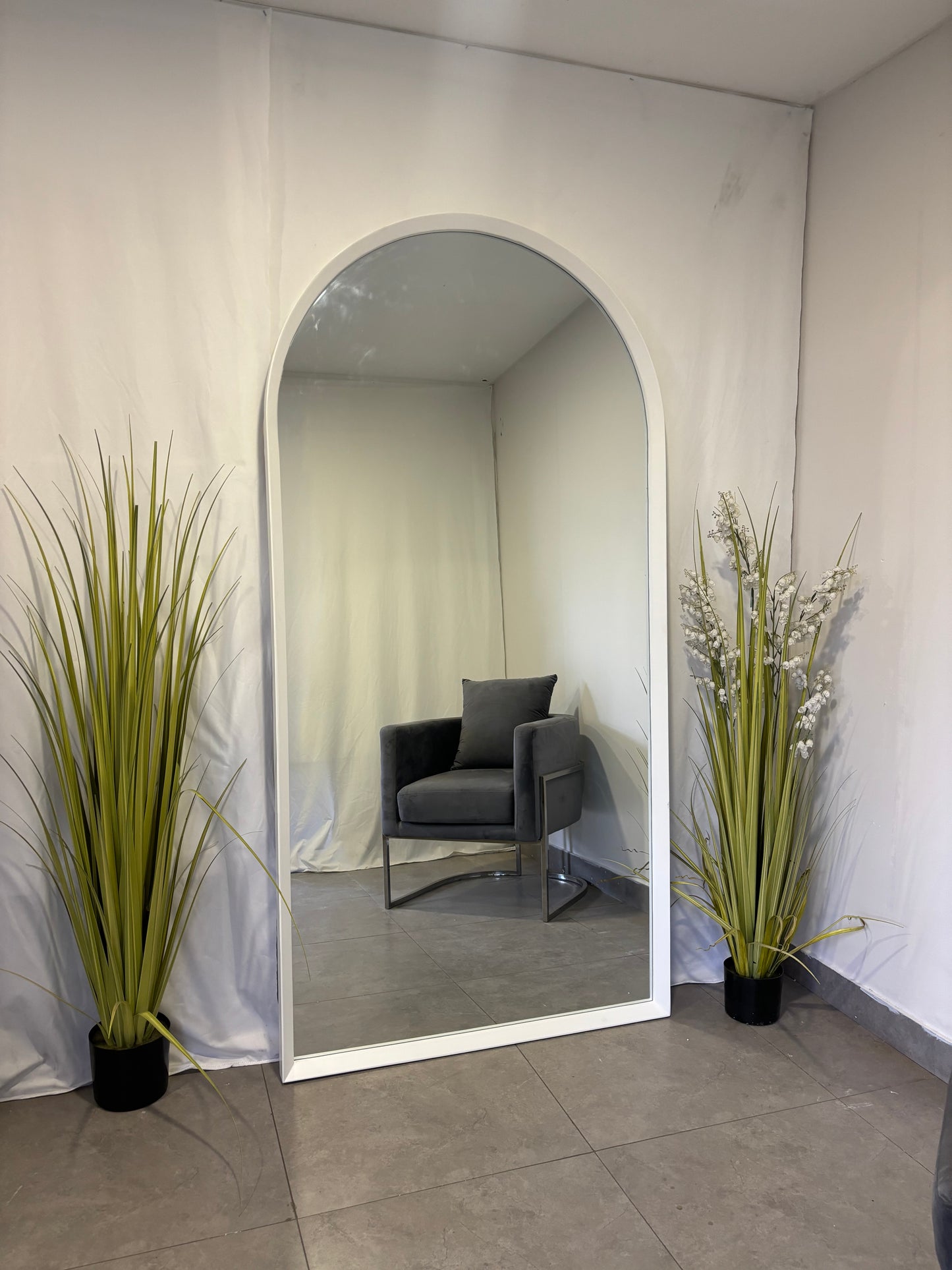 Wooden Arch - White - 200cm x 100cm