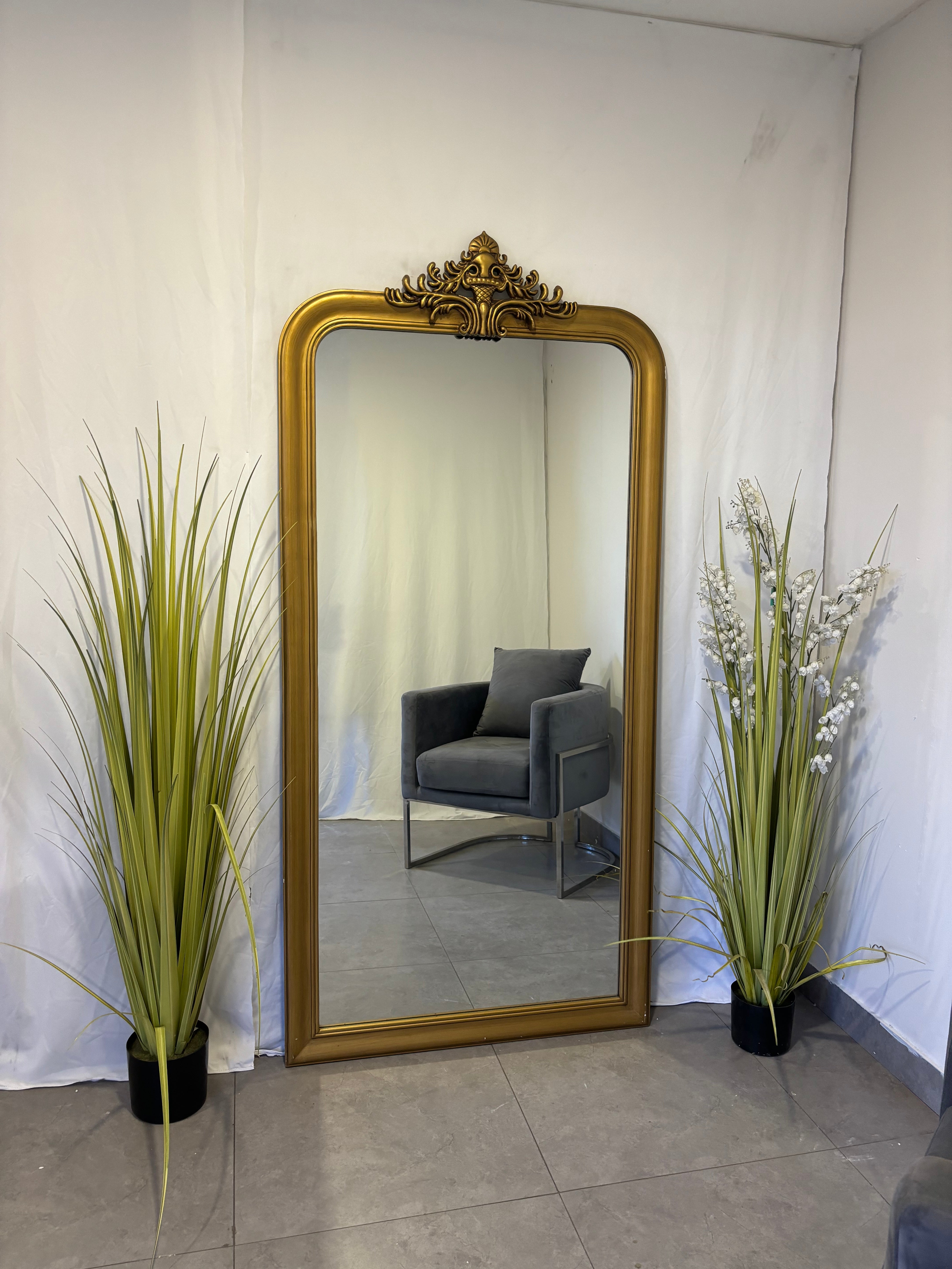 Medusa Mirror - 190cm x 90cm - Gold