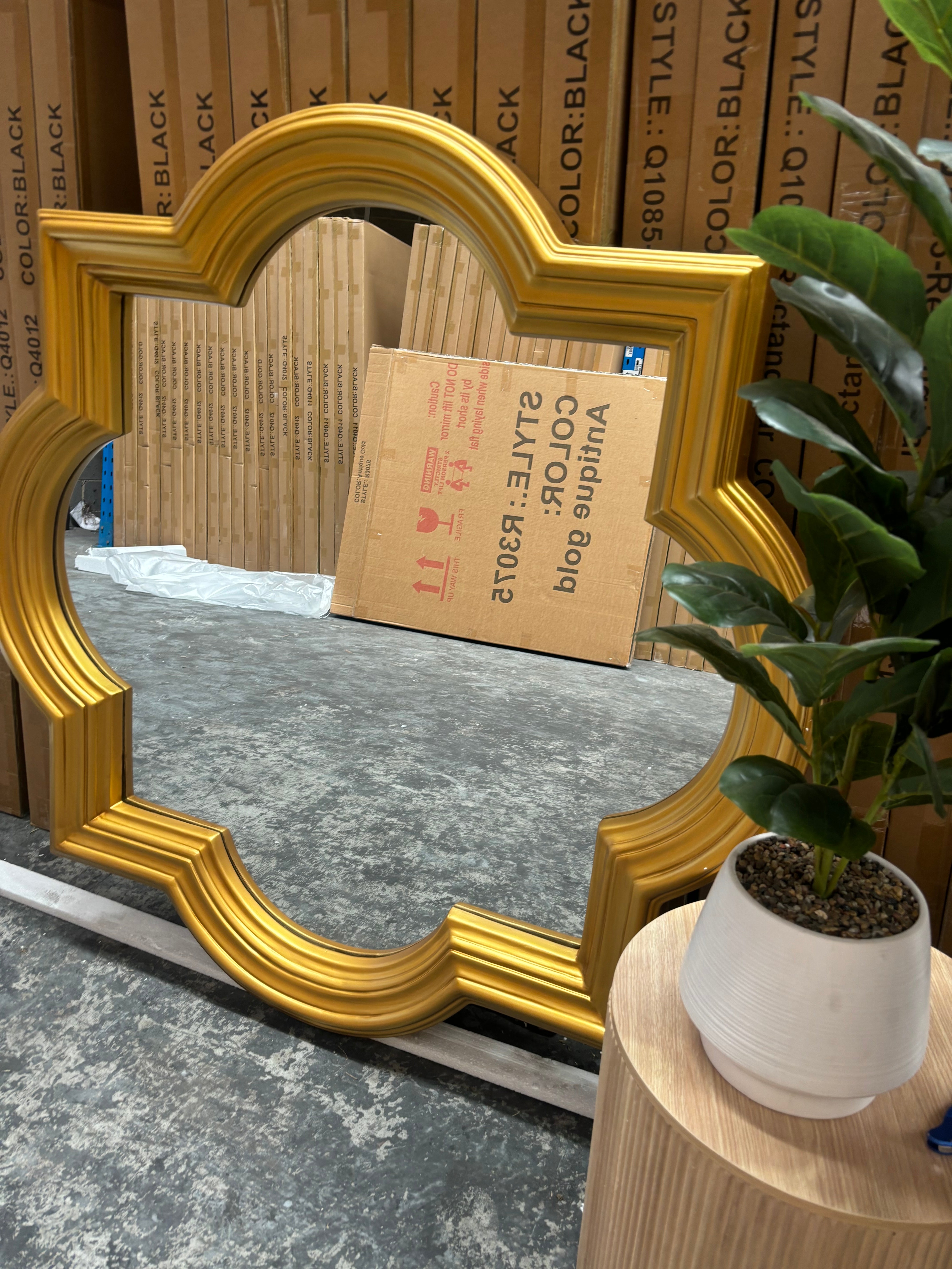 Golden Star Mirror - 120cm x 120cm