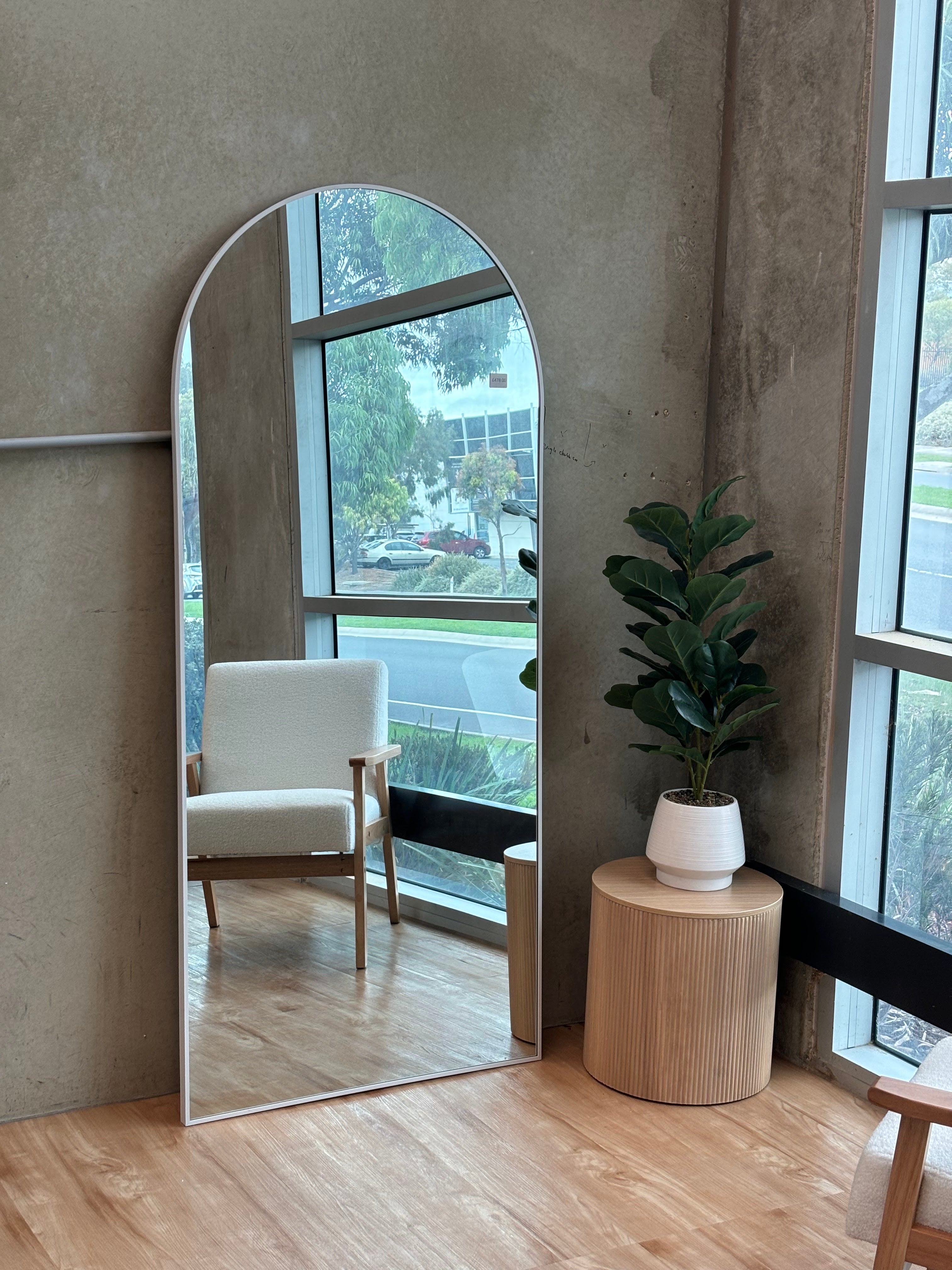 Slim Line Arch - White - 200cm x 100cm