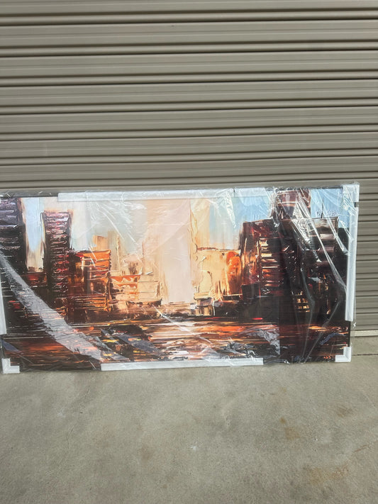 Cityscape Painting - 200cm x 100cm