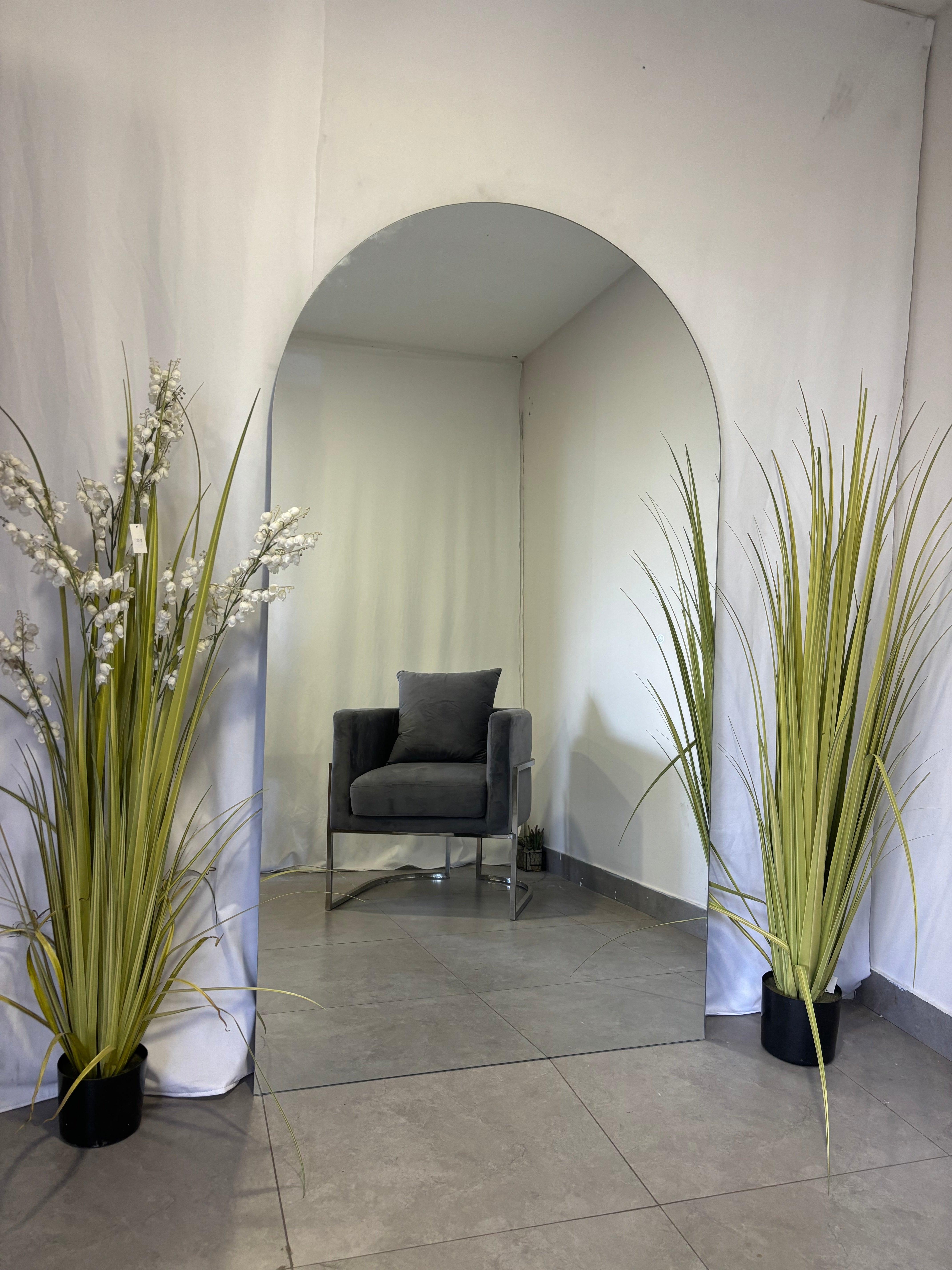 LED Arch Mirror - 180cm x 100cm - Frameless