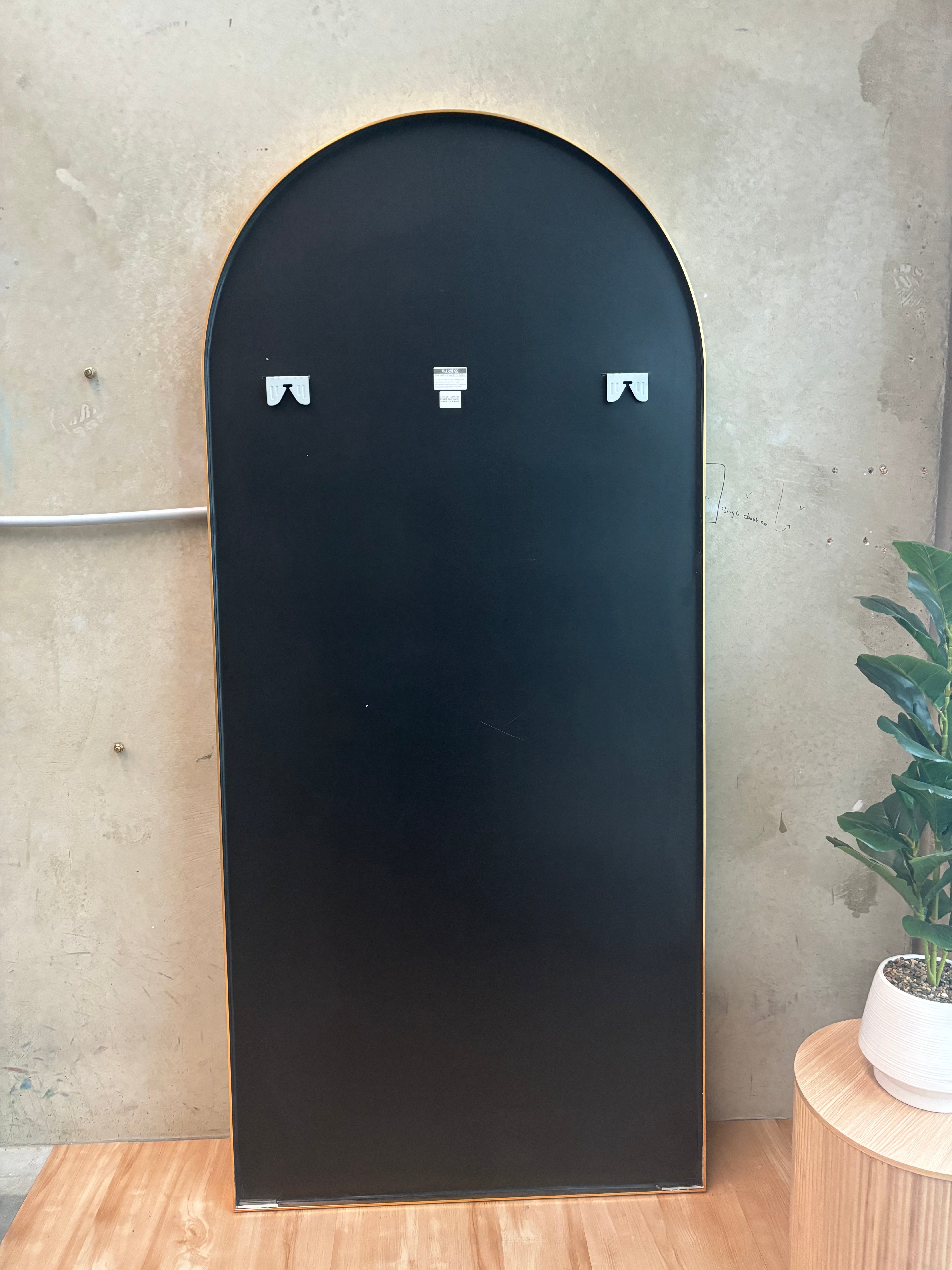 Box Metal Arch - Black - 220cm x 120cm