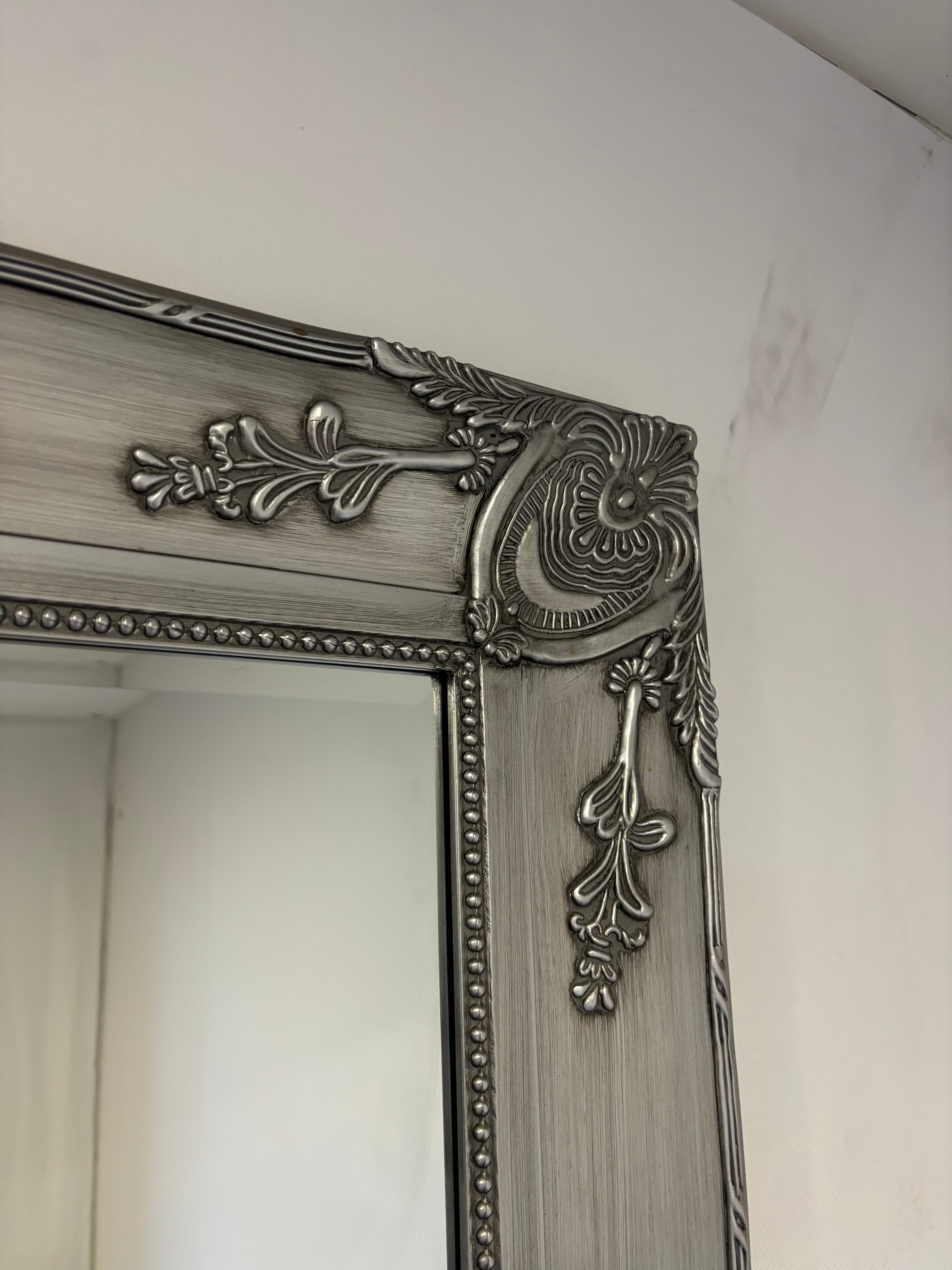 King Ornate Vienna - 210cm x 115cm - Silver