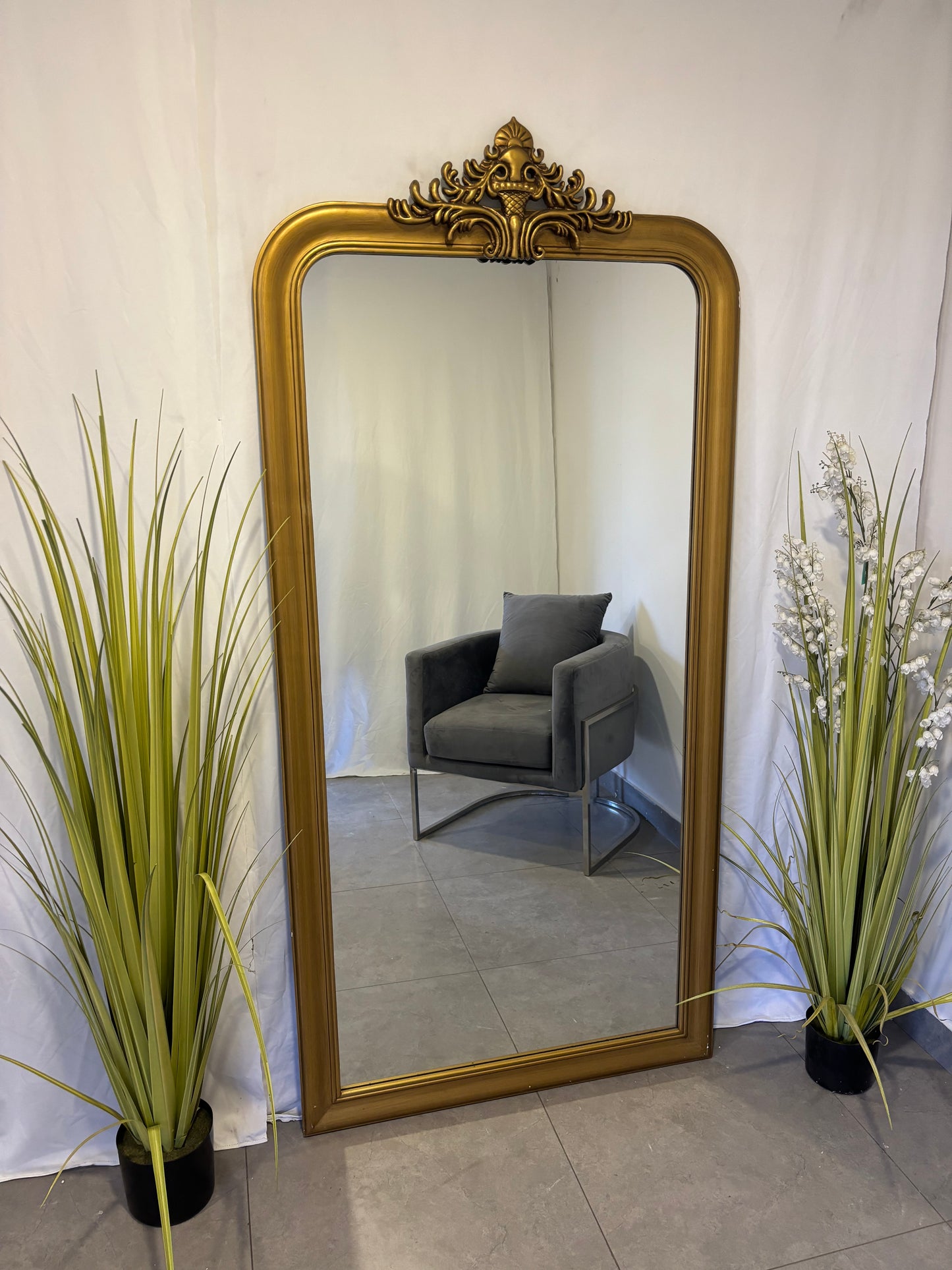 Medusa Mirror - 190cm x 90cm - Gold