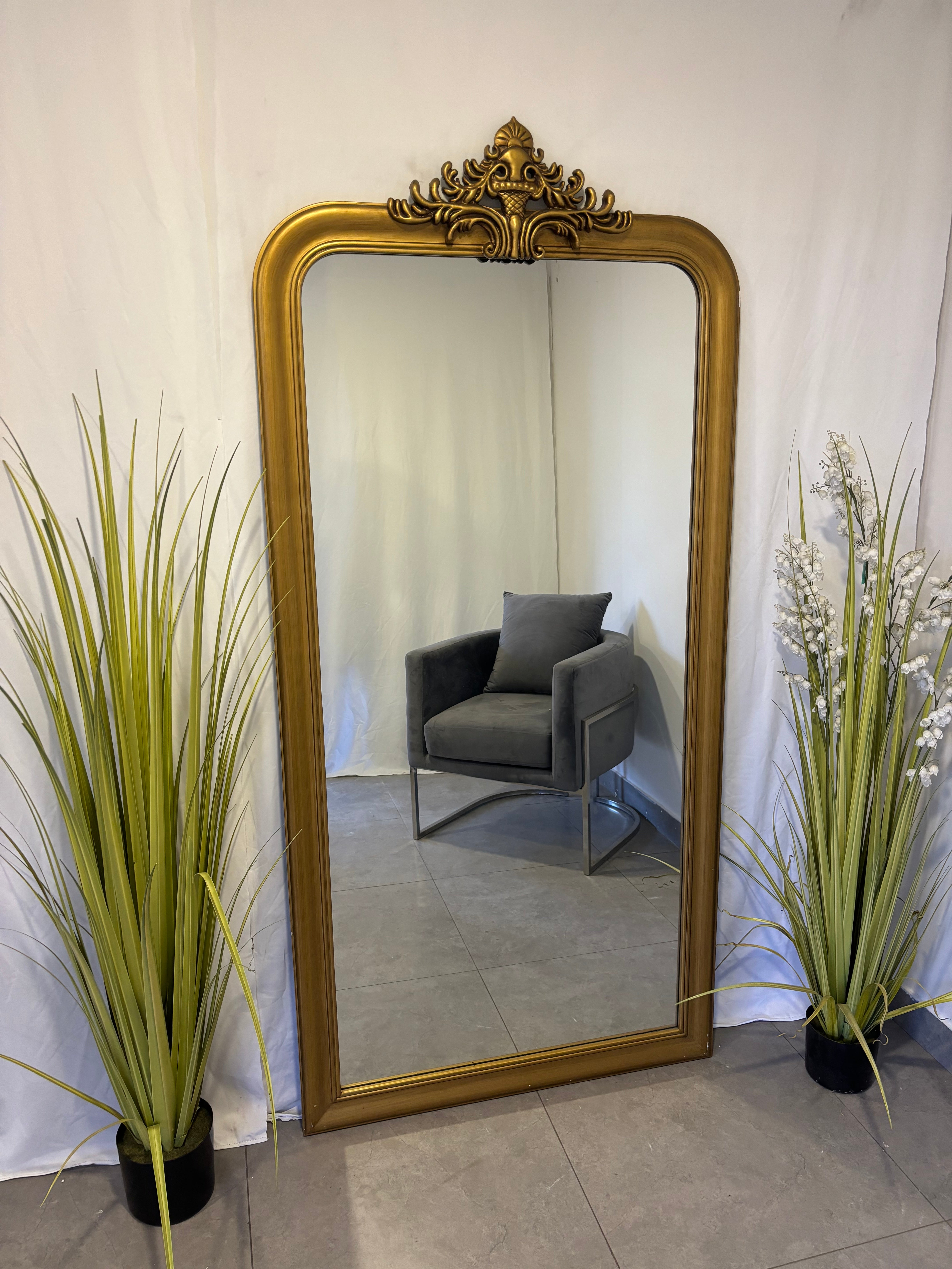 Medusa Mirror - 190cm x 90cm - Gold