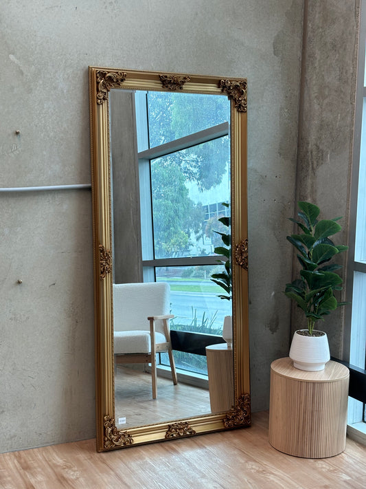 Antique Vienna Mirror - Gold - 190cm x 90cm