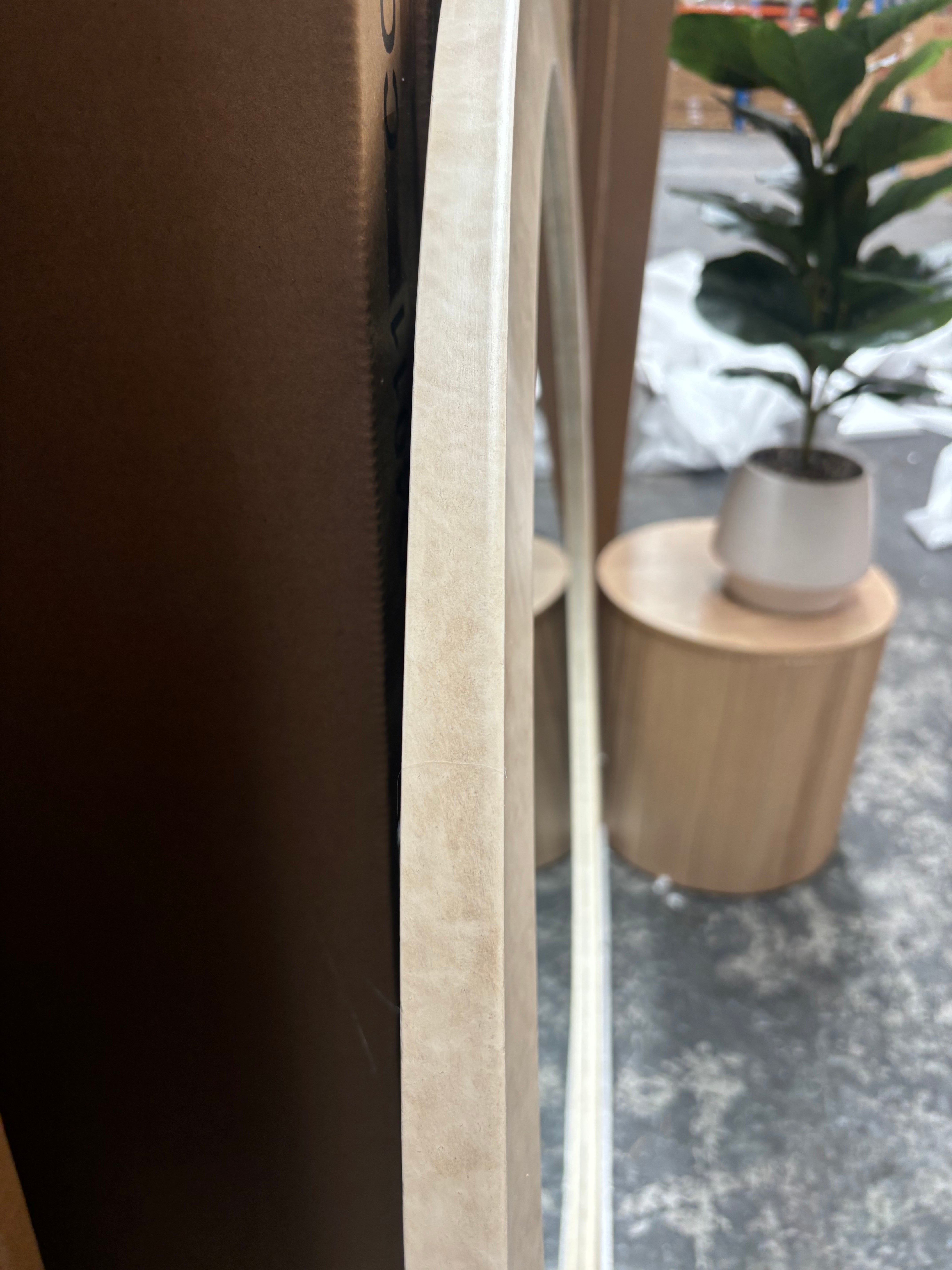 Cream Concrete Round - 110cm
