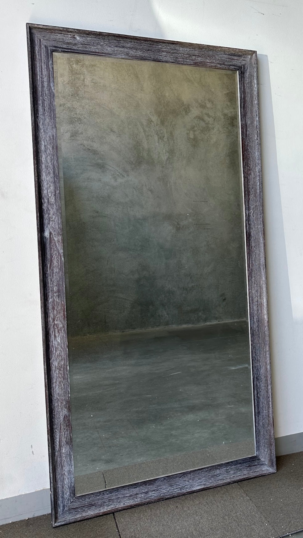 Natural Wood Mirror - Rustic Wood - 182cm x 91cm – Prism Mirrors