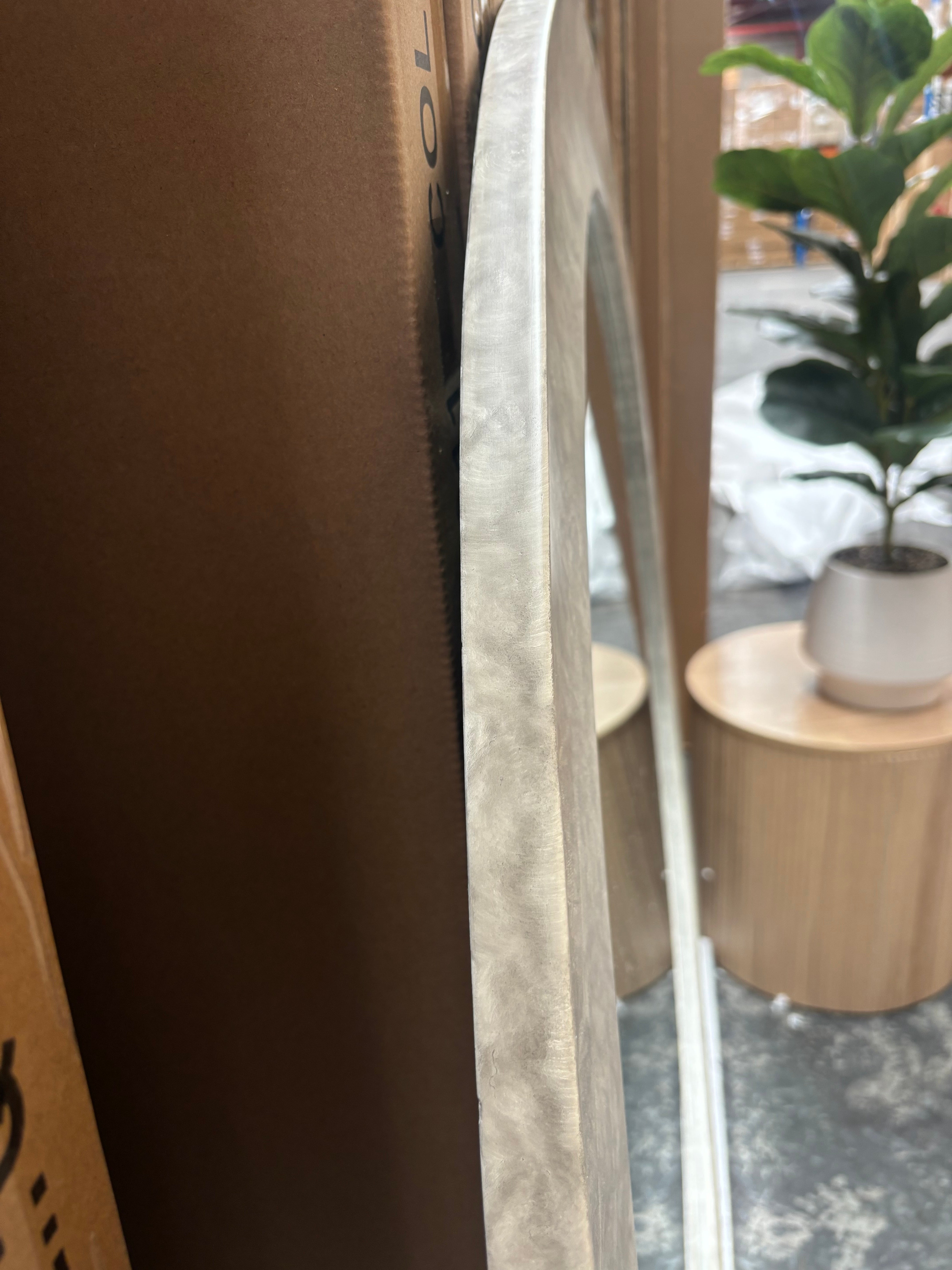 Dark Concrete Round - 110cm