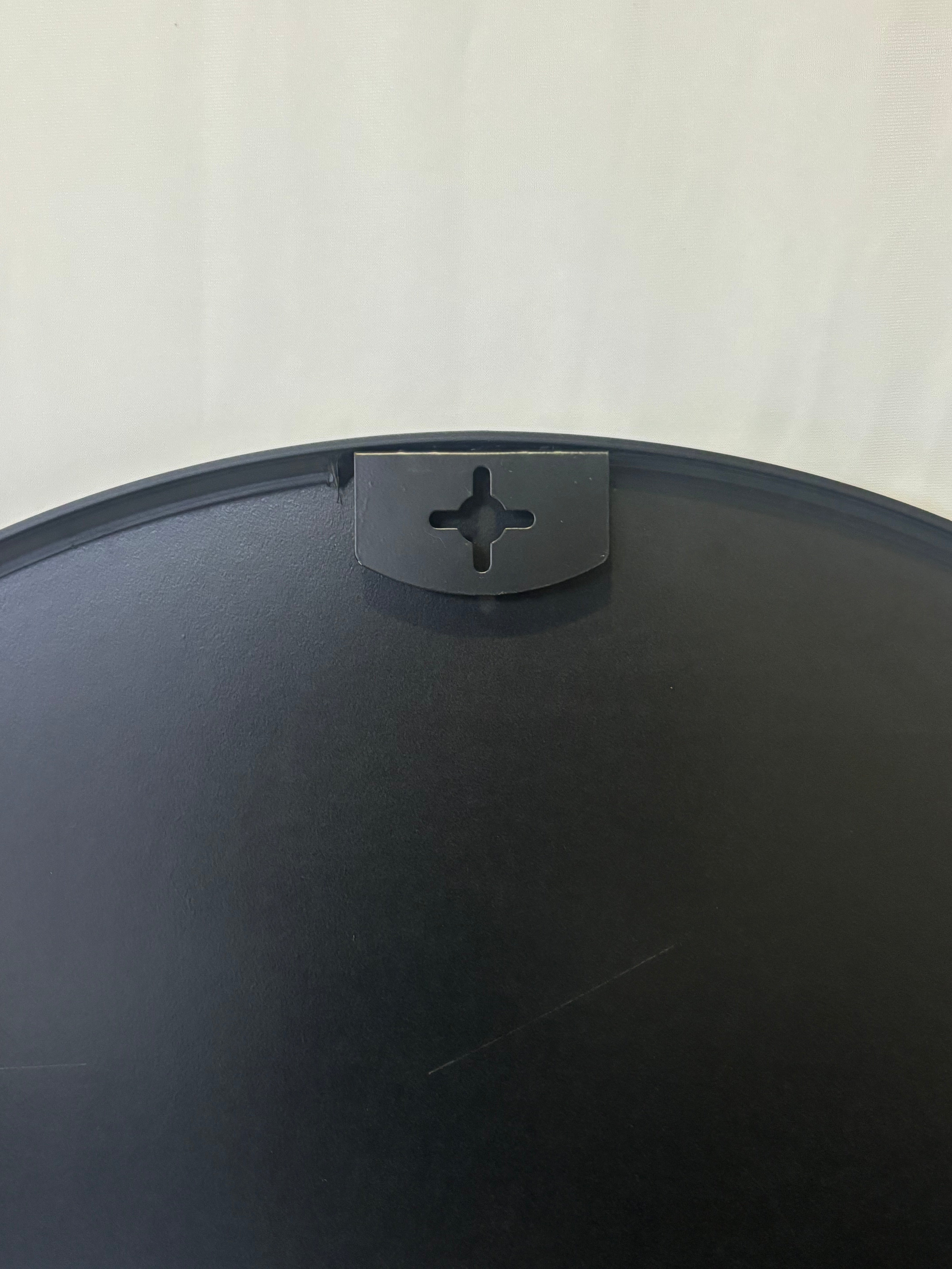80cm Metal Round - Black