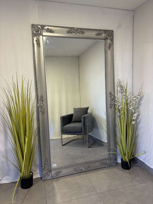 King Ornate Vienna - 210cm x 115cm - Silver