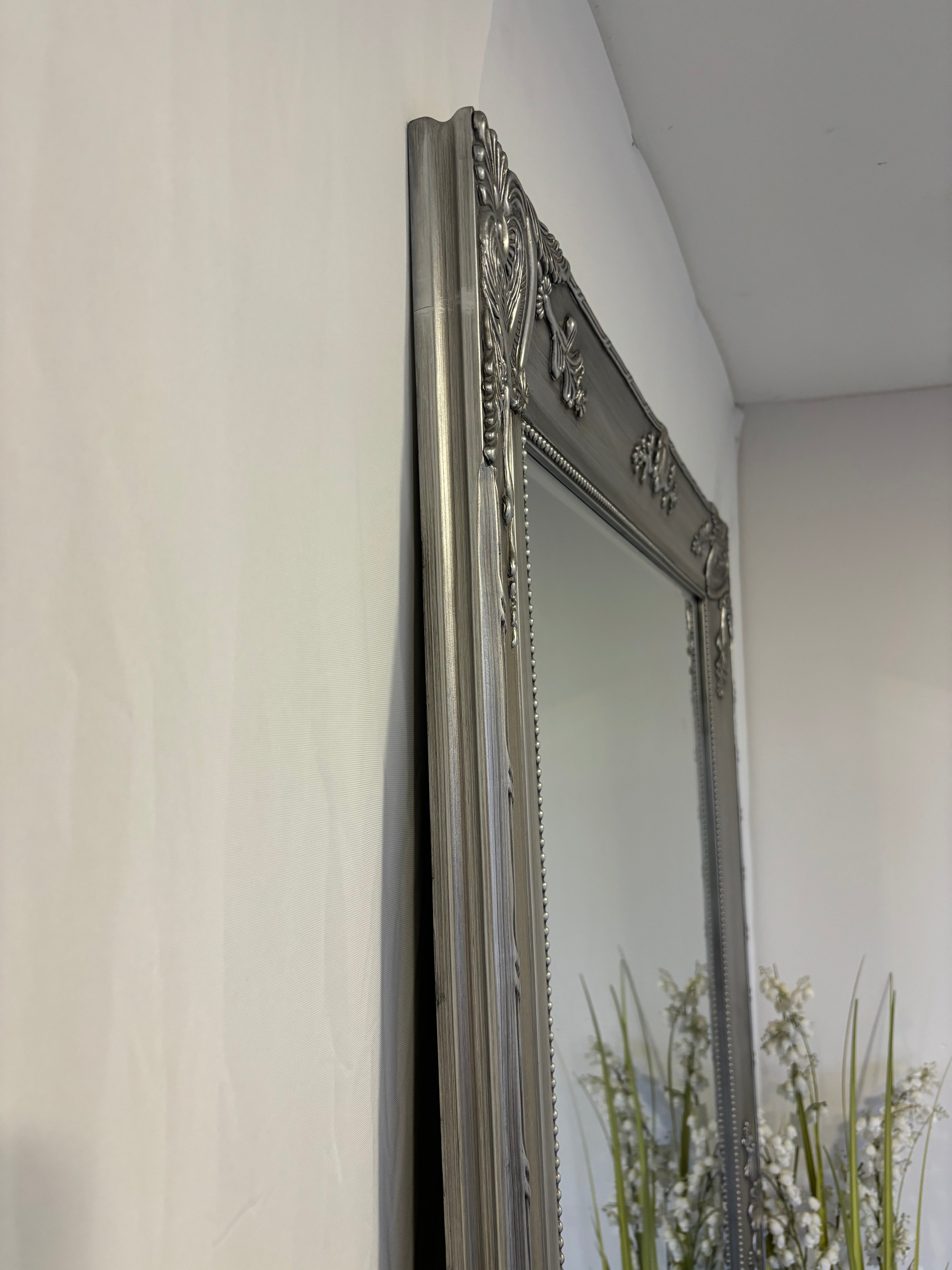 King Ornate Vienna - 210cm x 115cm - Silver