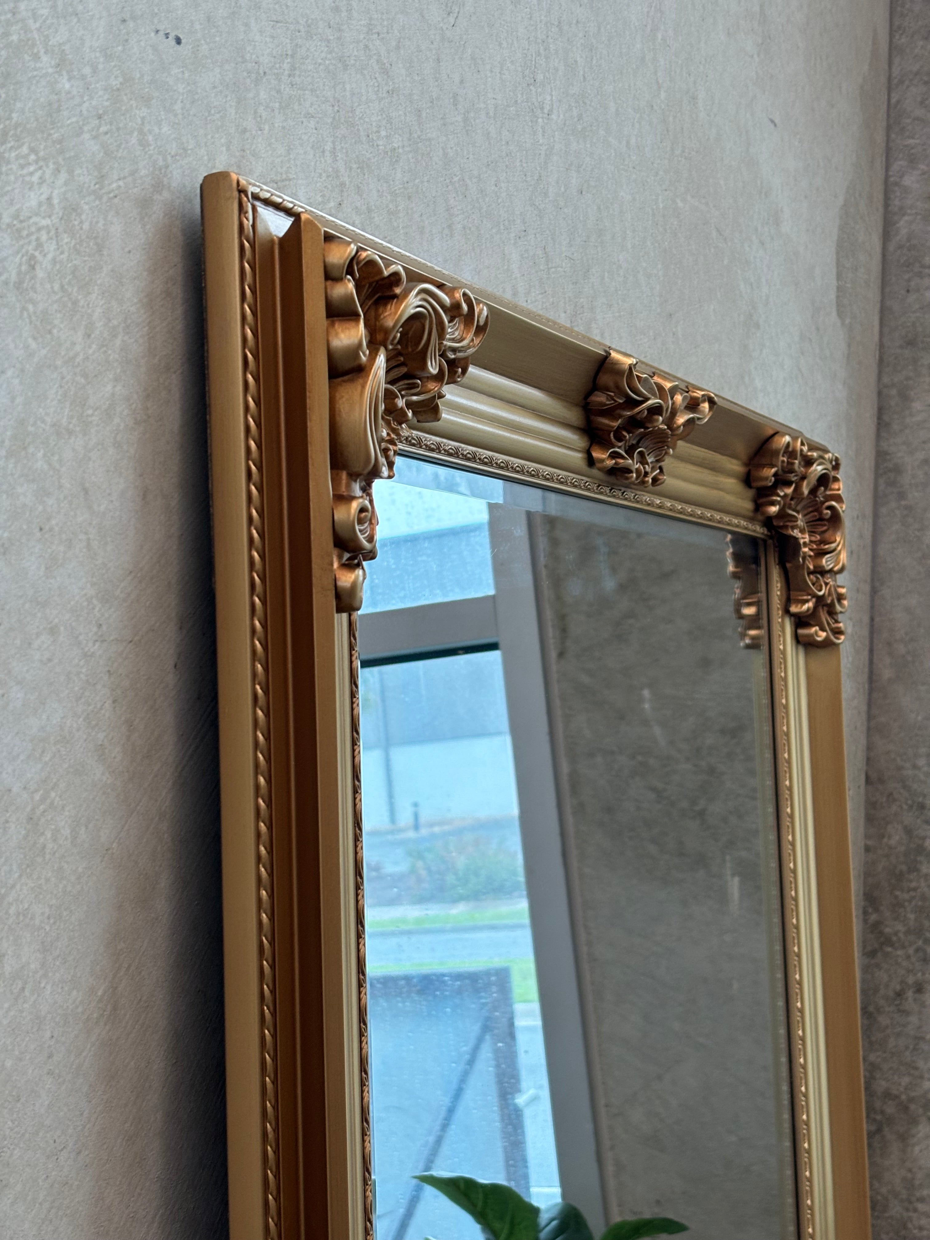 Antique Vienna Mirror - Gold - 190cm x 90cm
