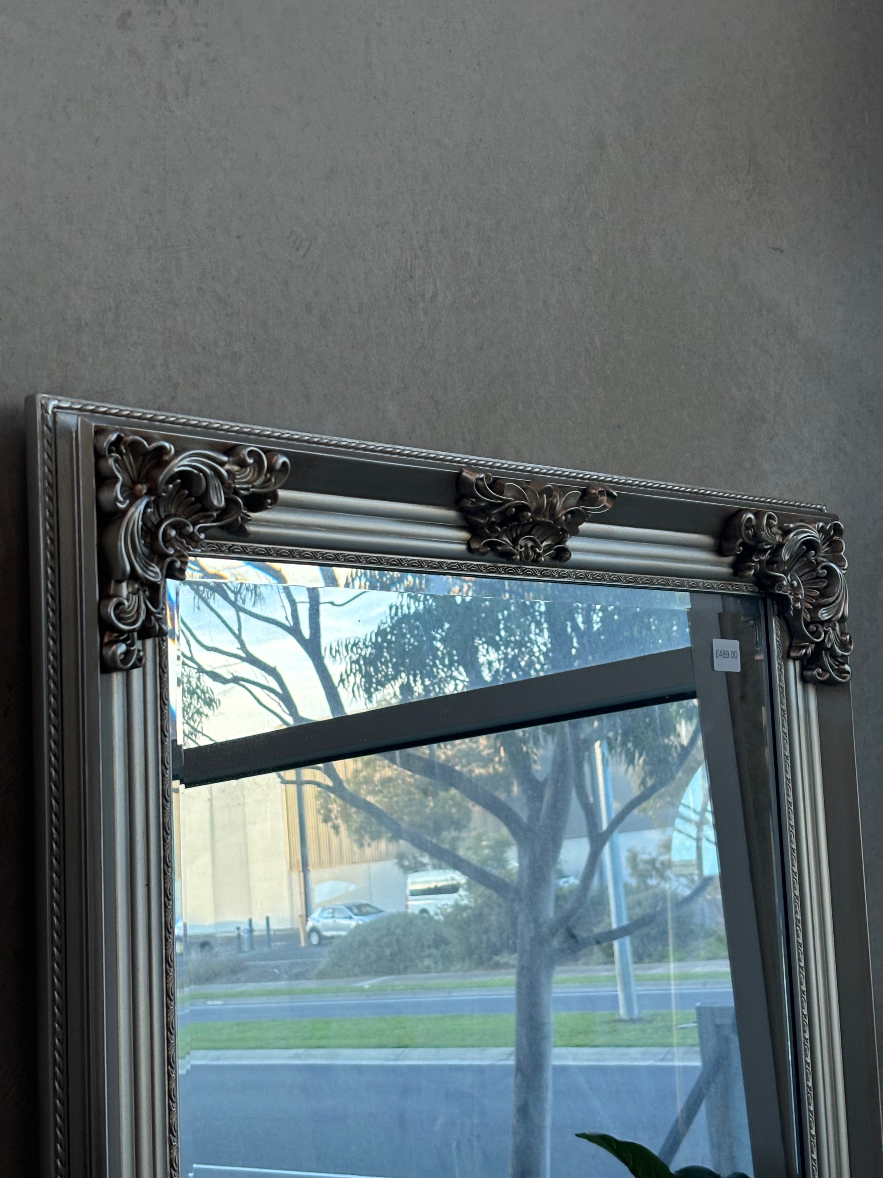 Antique Vienna Mirror - Champagne - 190cm x 90cm