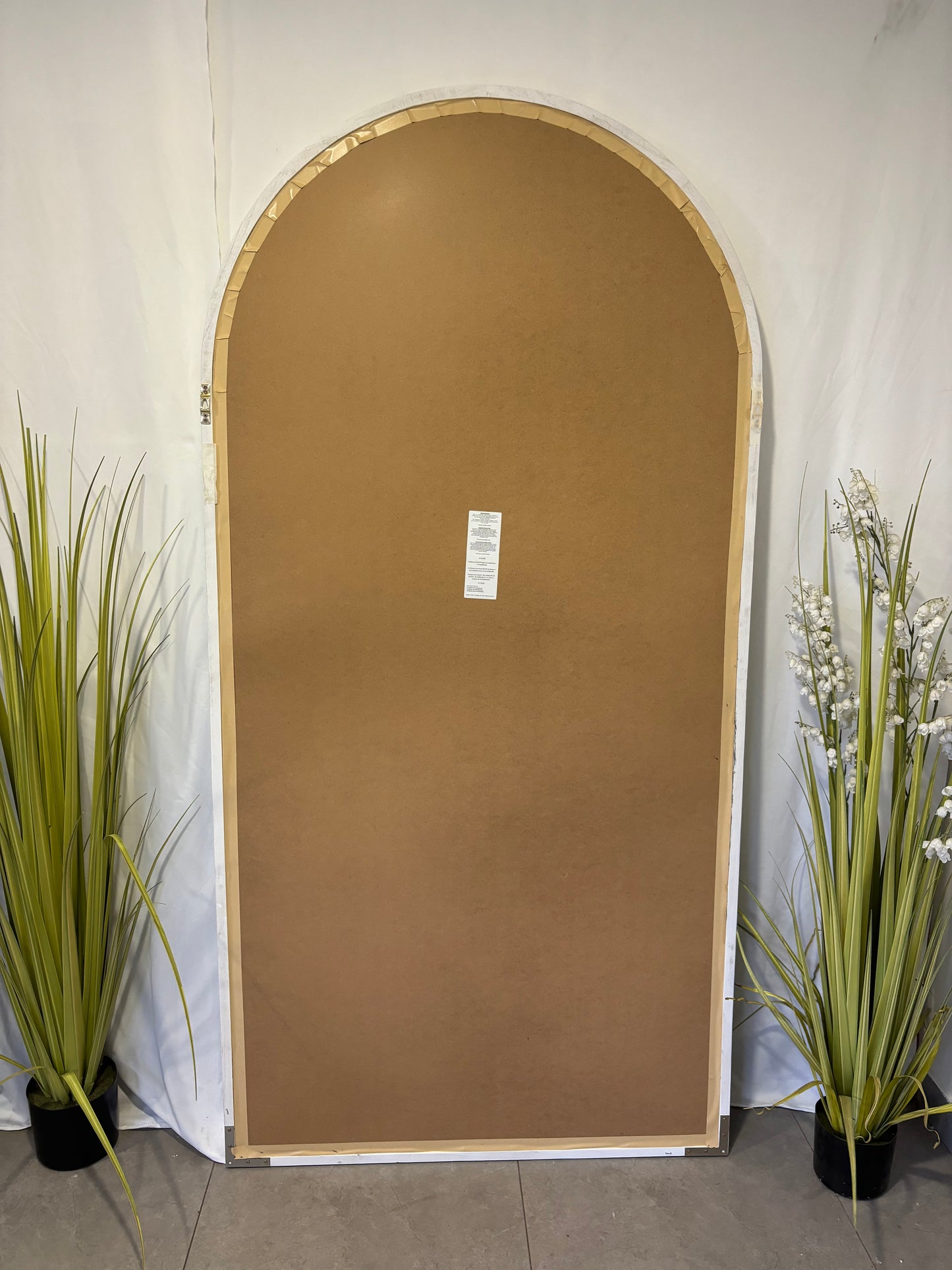 Wooden Arch - White - 200cm x 100cm