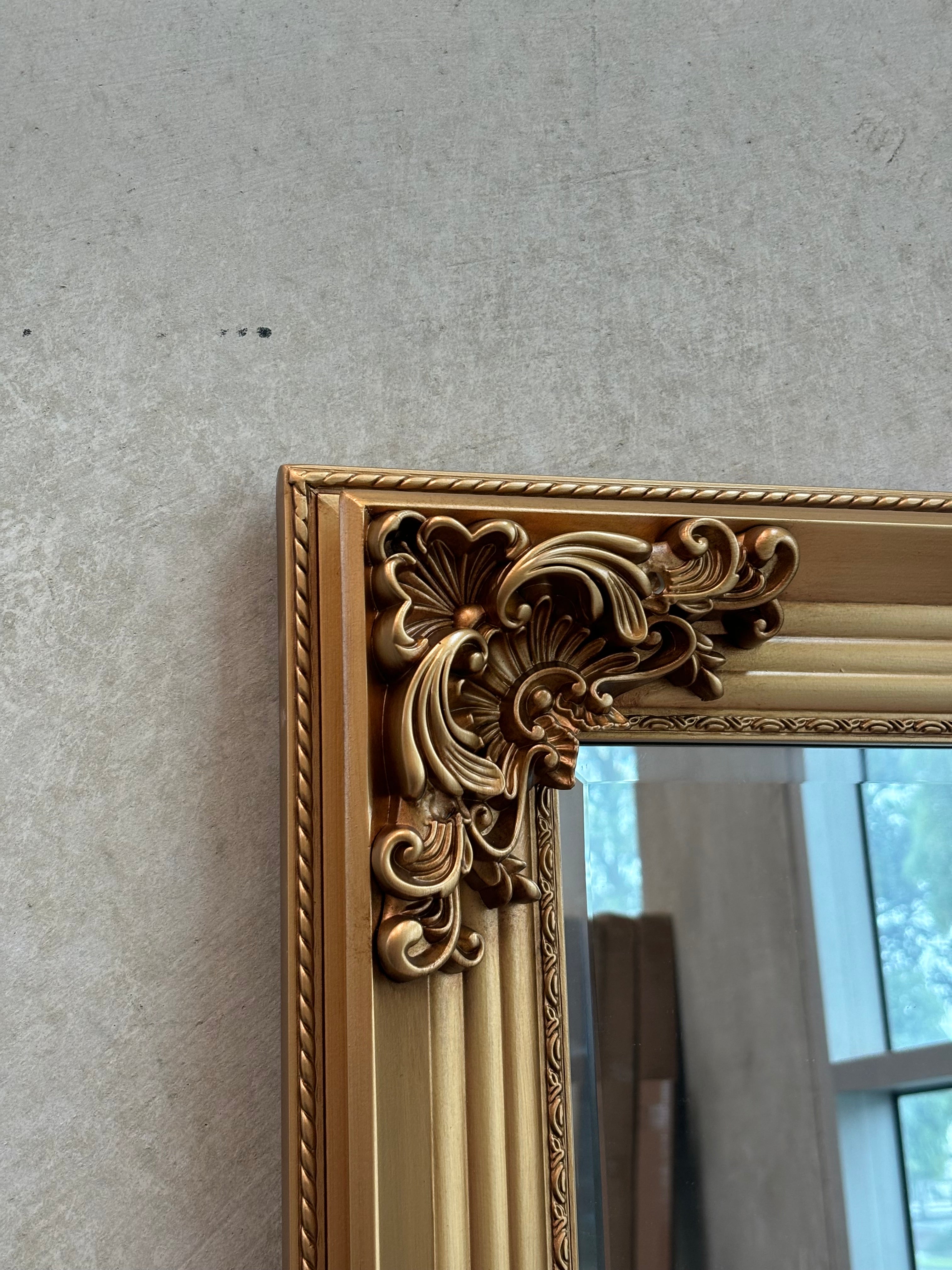 Antique Vienna Mirror - Gold - 190cm x 90cm