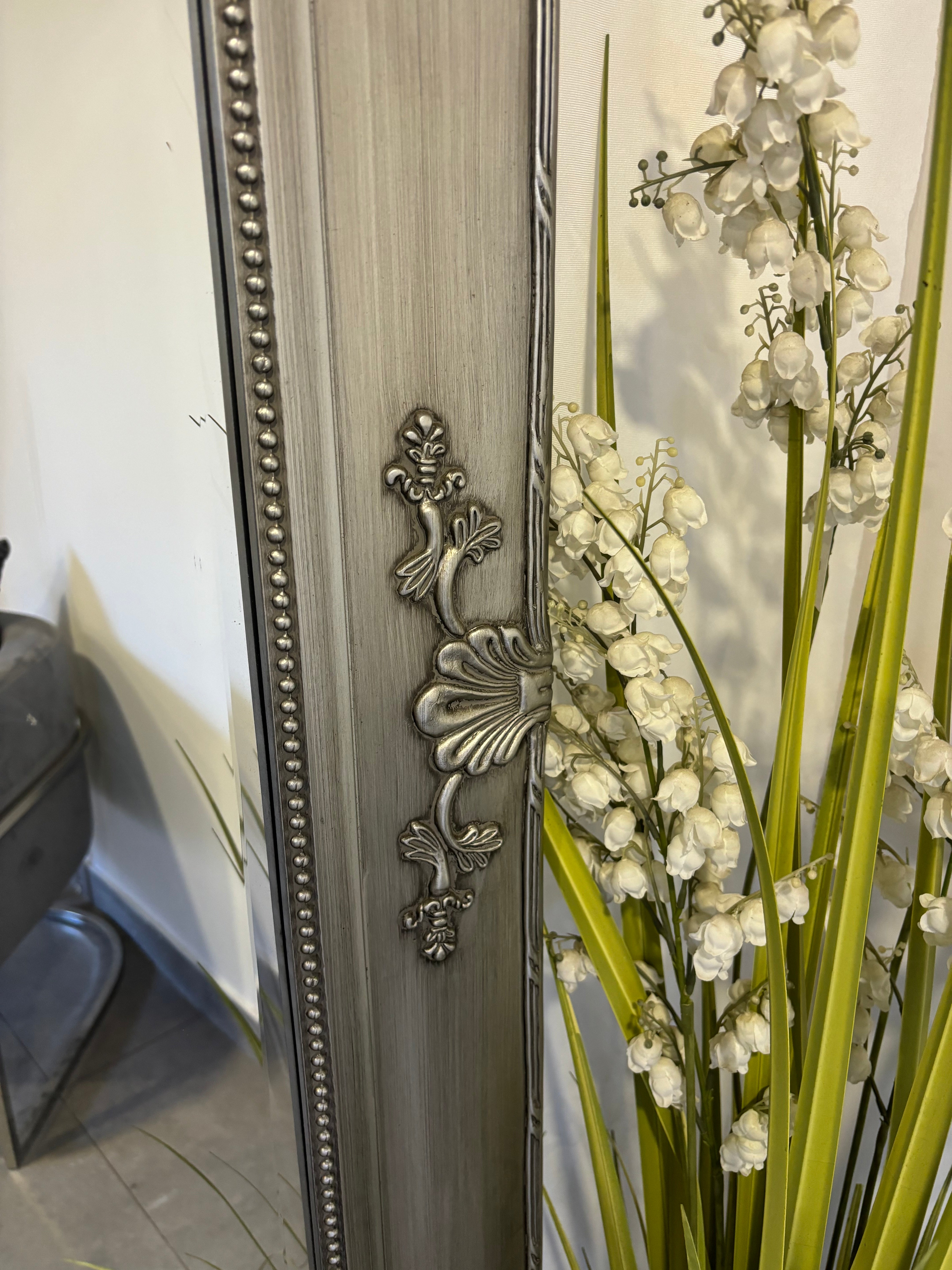 King Ornate Vienna - 210cm x 115cm - Silver