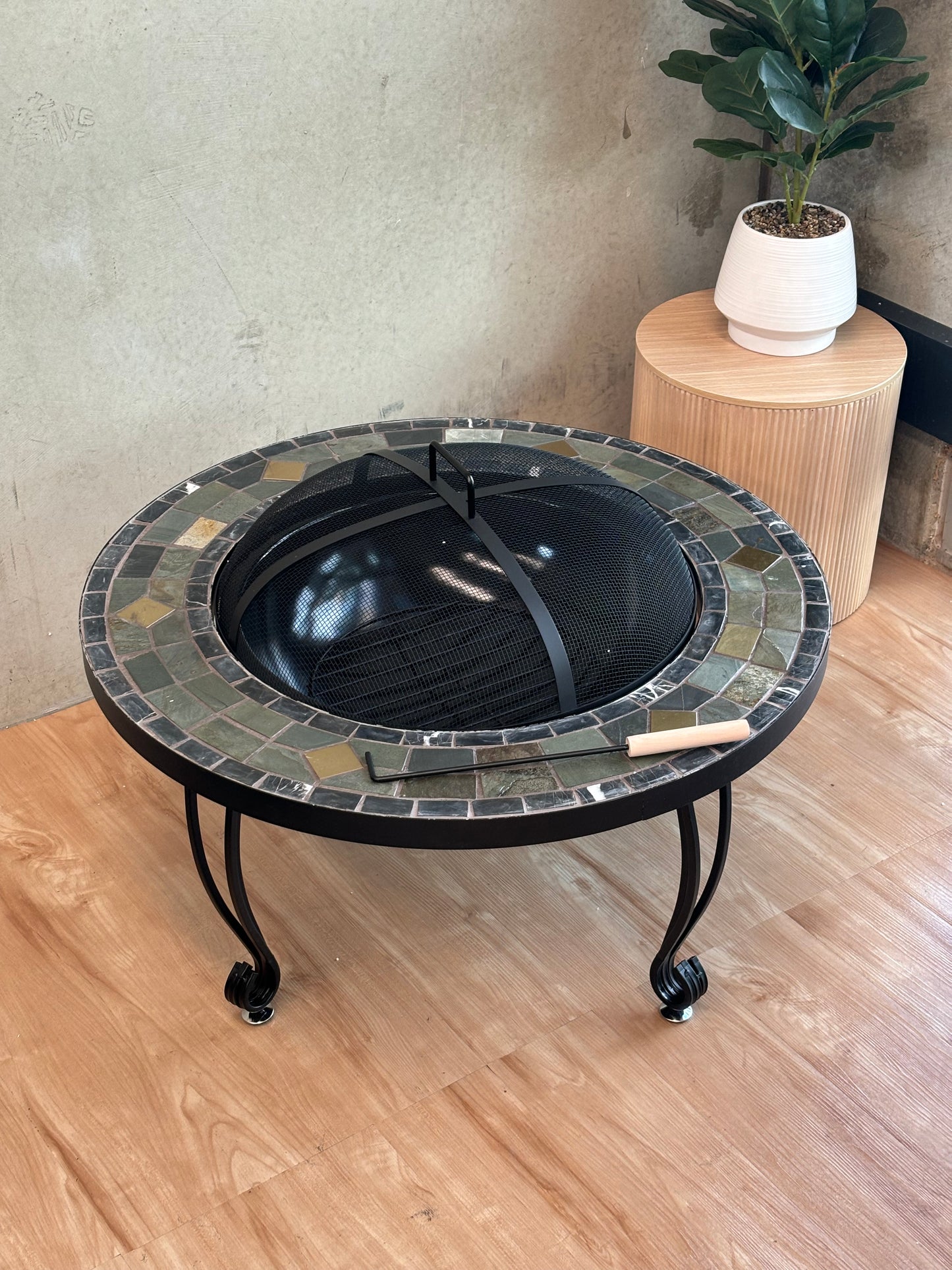 Solid Stone Fire Pit