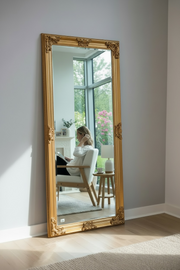 Antique Vienna Mirror - Gold - 190cm x 90cm