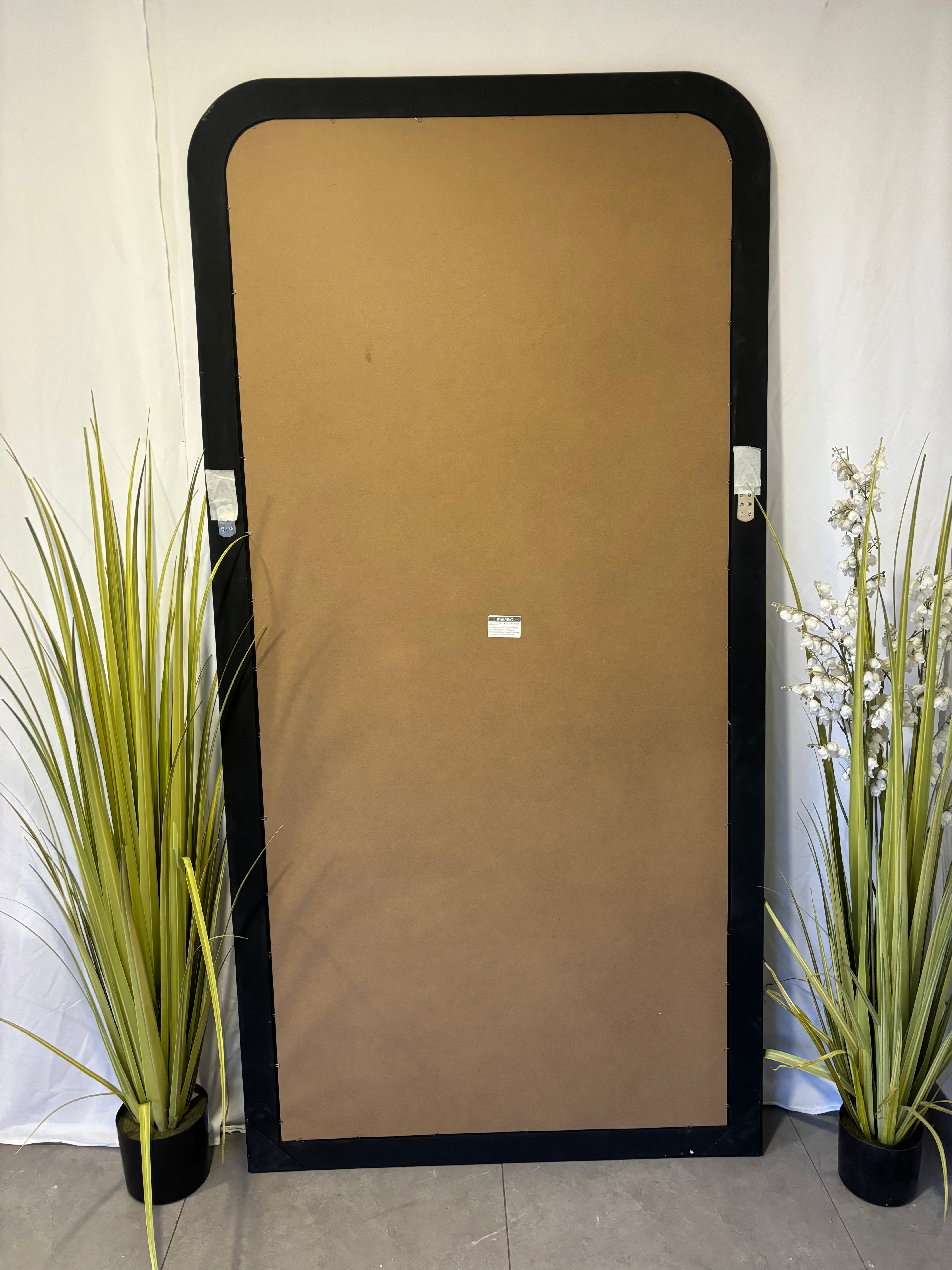 Donna Half Curved - Black - 200cm x 100cm