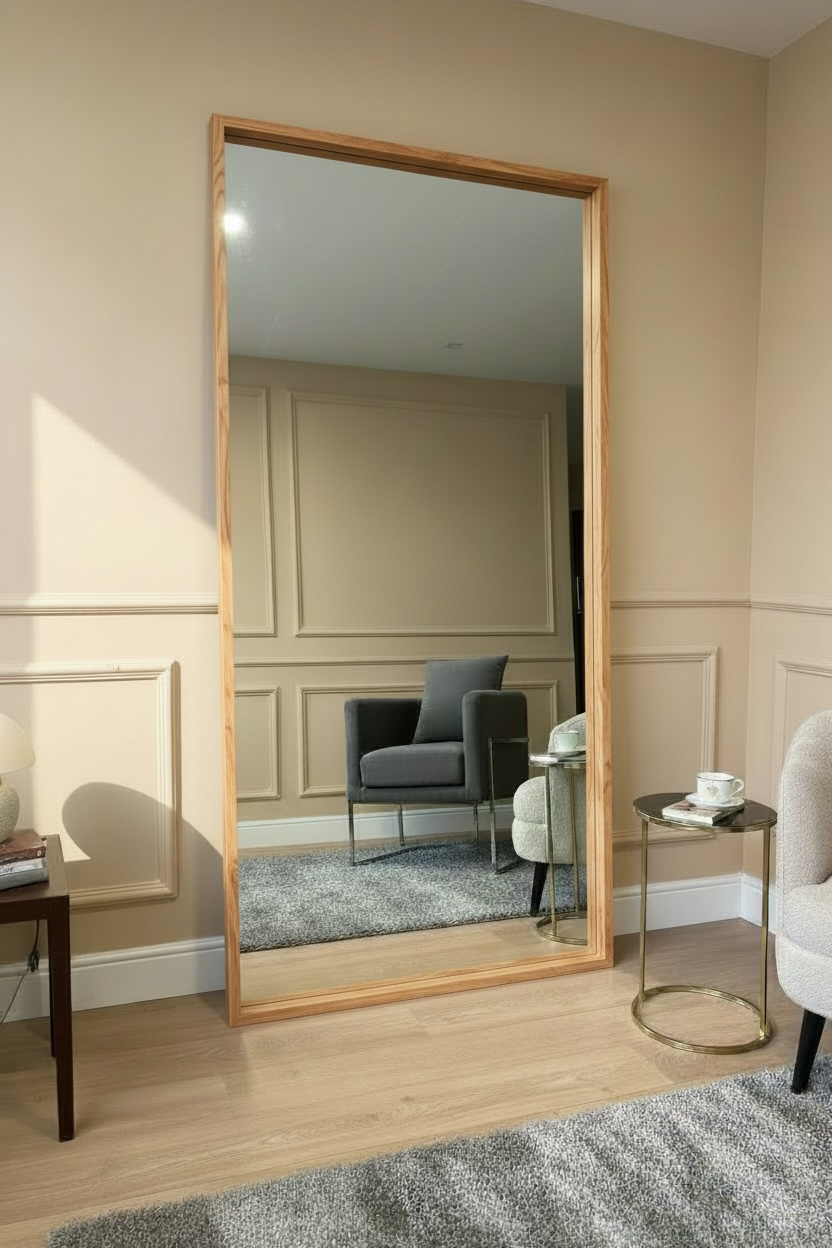 Box Mirror - Natural - 200cm x 100cm
