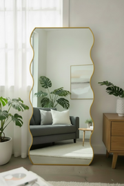 Wavy Mirror - Gold - 180cm x 80cm