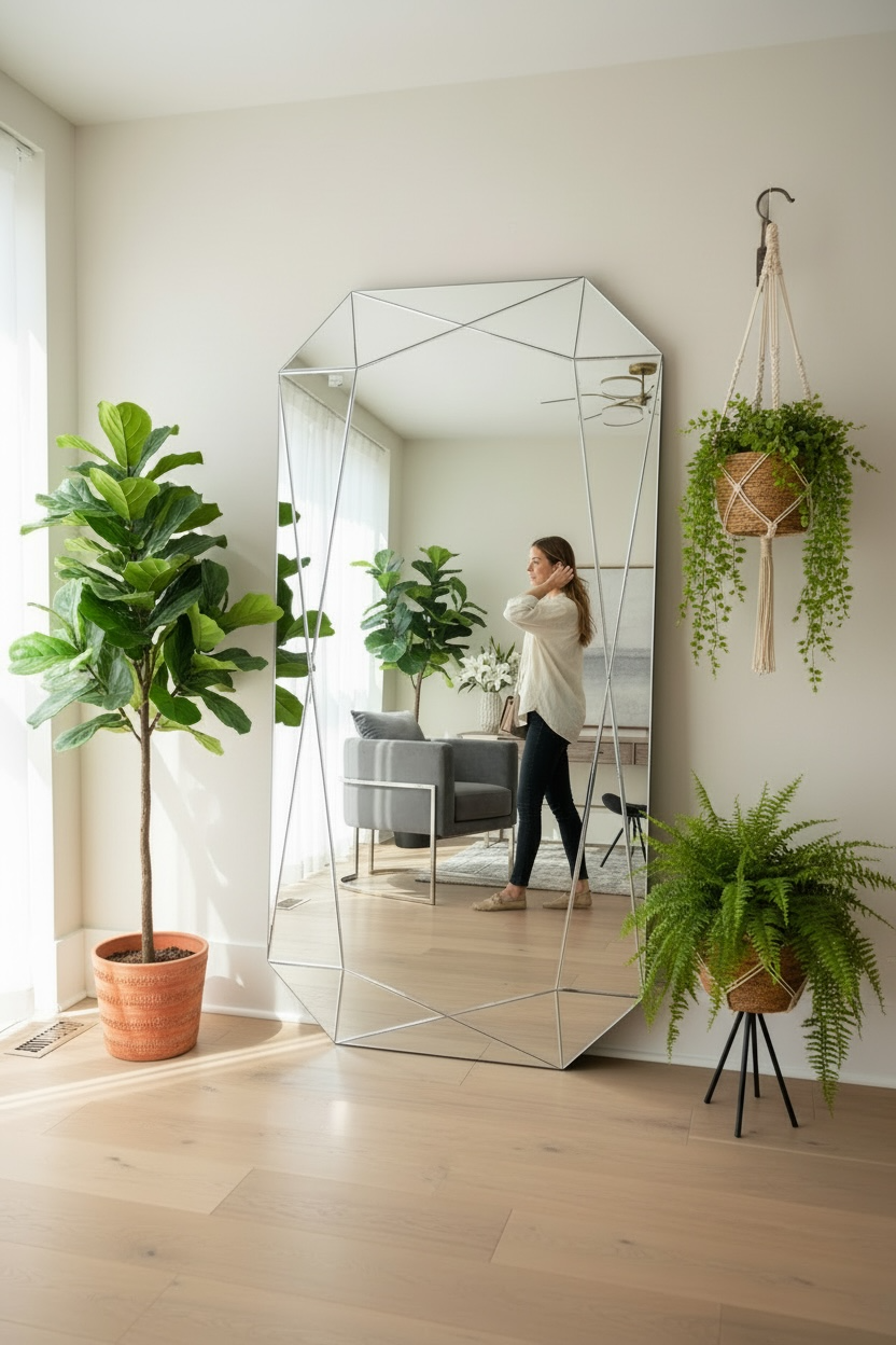 Geometric Mirror - 200cm x 100cm