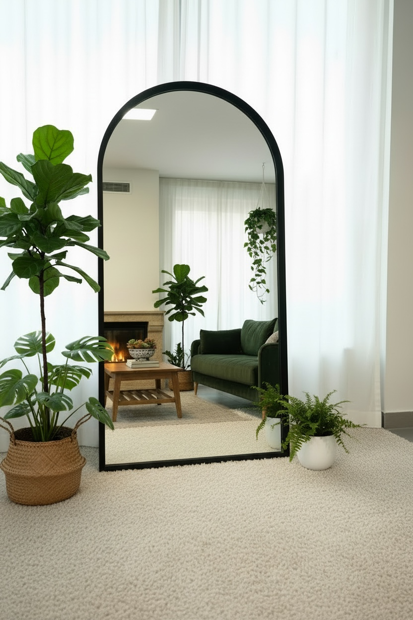 Wooden Arch - Black - 200cm x 100cm