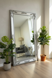 King Ornate Vienna - 210cm x 115cm - Silver