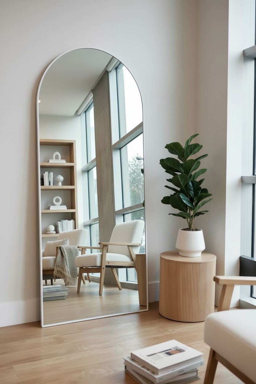 Slim Line Arch - White - 200cm x 100cm