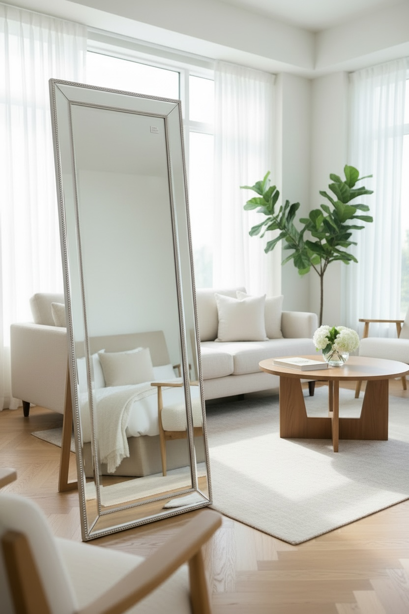 Beaded Cheval - 168cm x 56cm