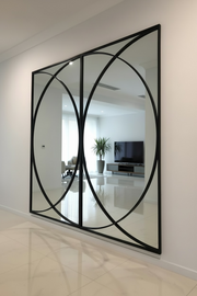 Optical Minimalist - Black - 220cm x 120cm