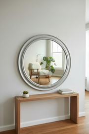 Marble Round Mirror - 110cm