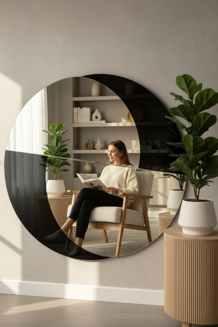 Yin Yang Mirror - 138cm x 120cm