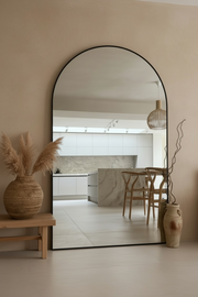 King Arch Mirror - Black - 210cm x 120cm