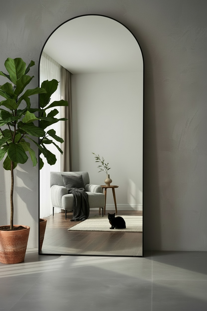 Studio Arch - Black - 200cm x 100cm – Prism Mirrors