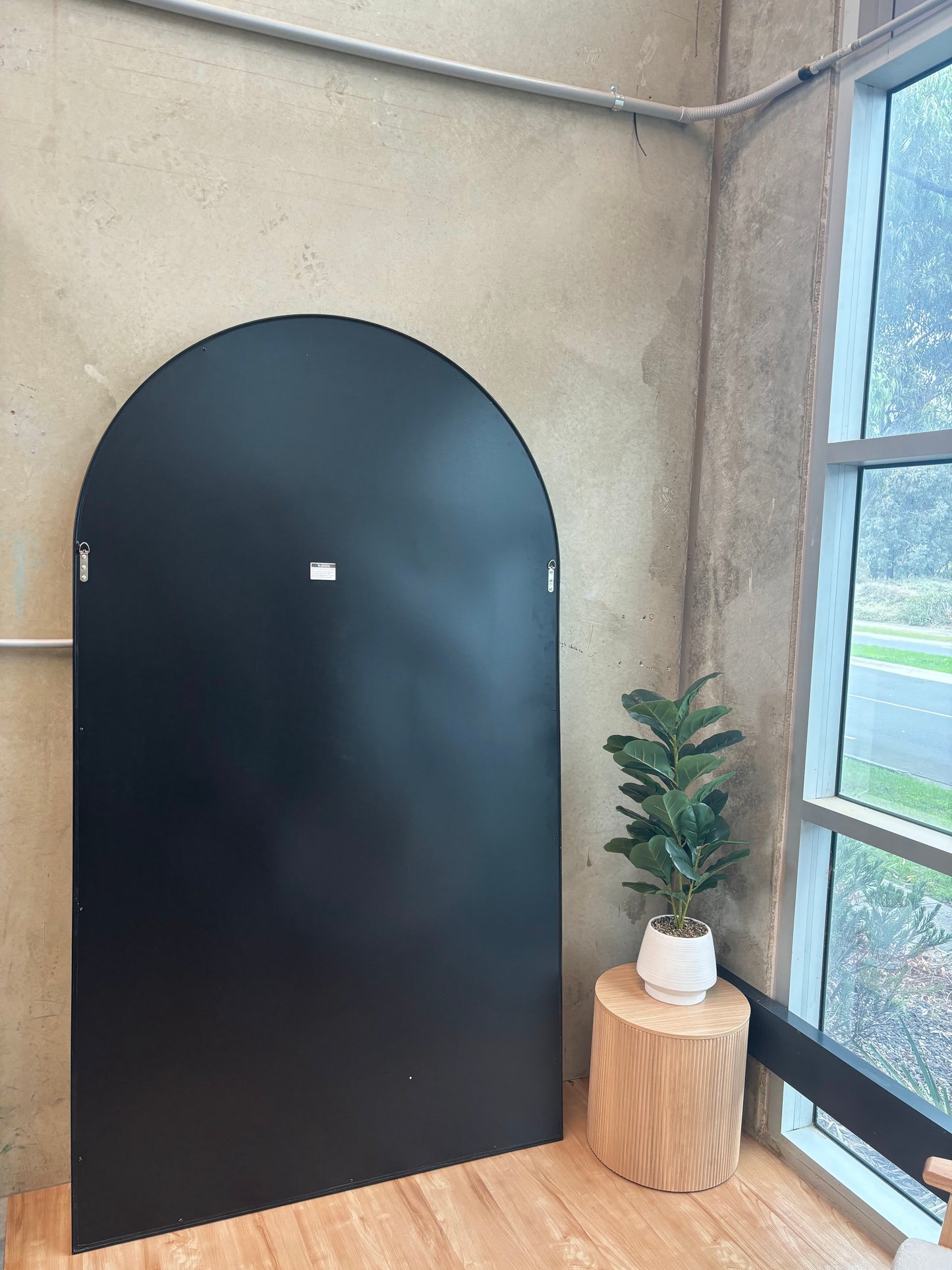 King Arch Mirror - Black - 210cm x 120cm