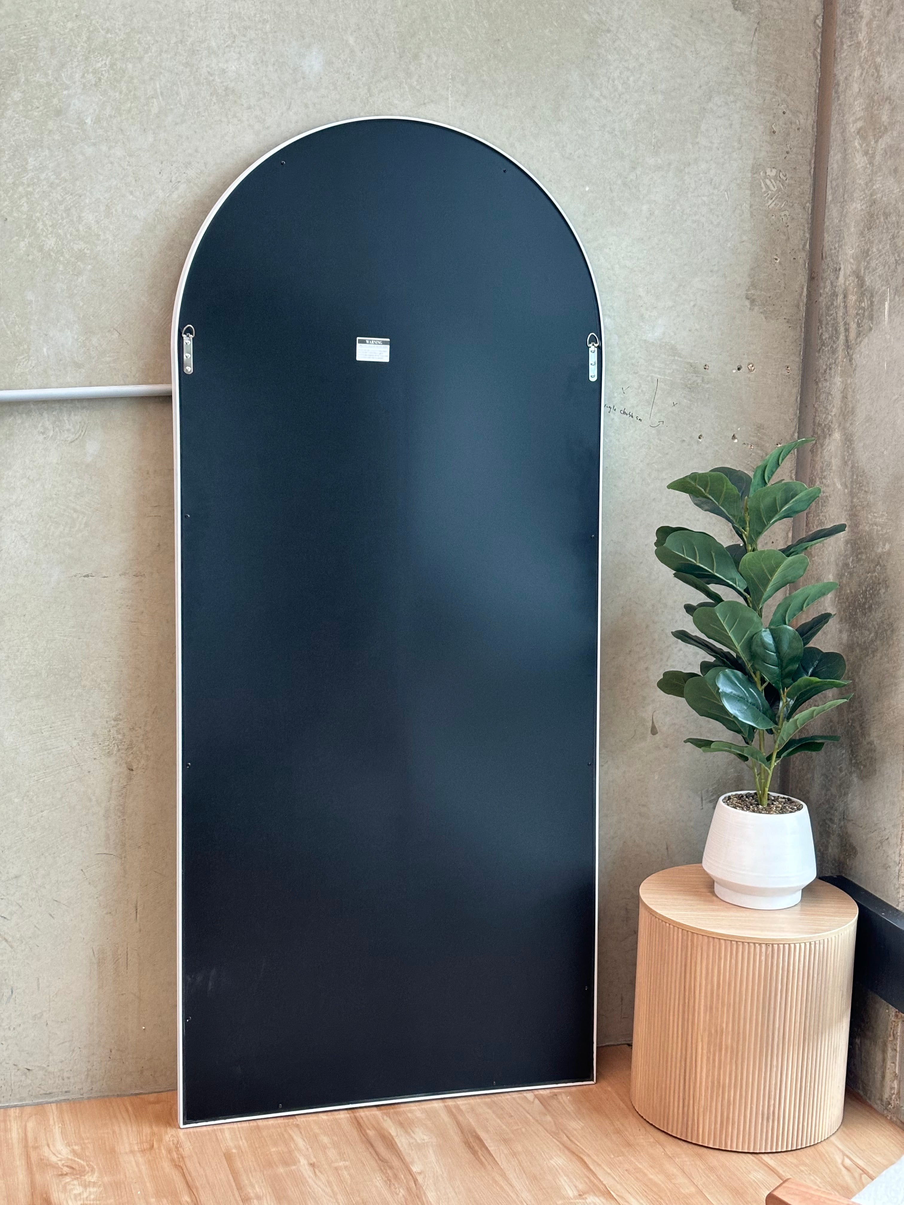 Arch Mirror Regular - White - 180cm x 80cm