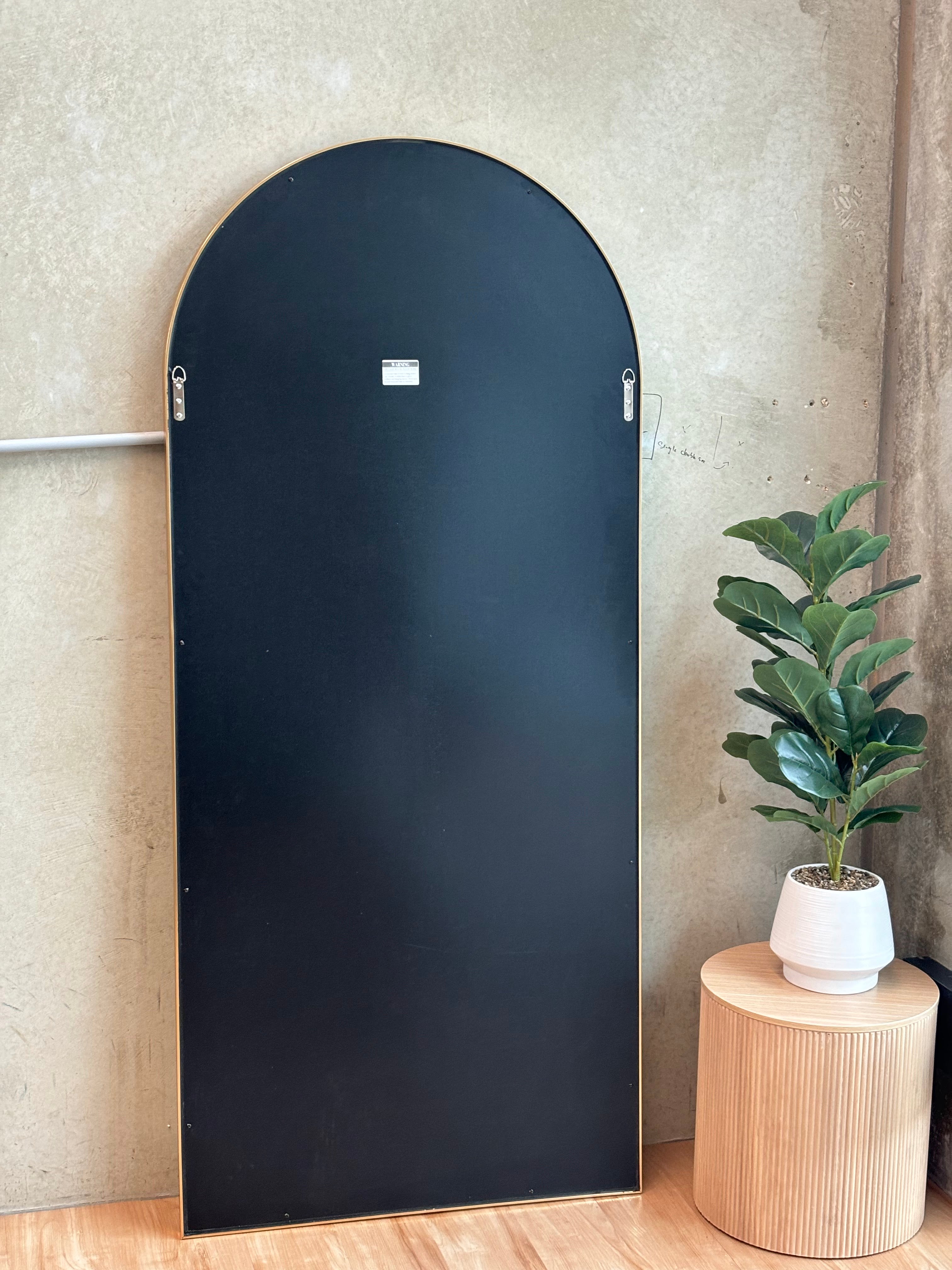 Arch Mirror Regular - Gold - 180cm x 80cm