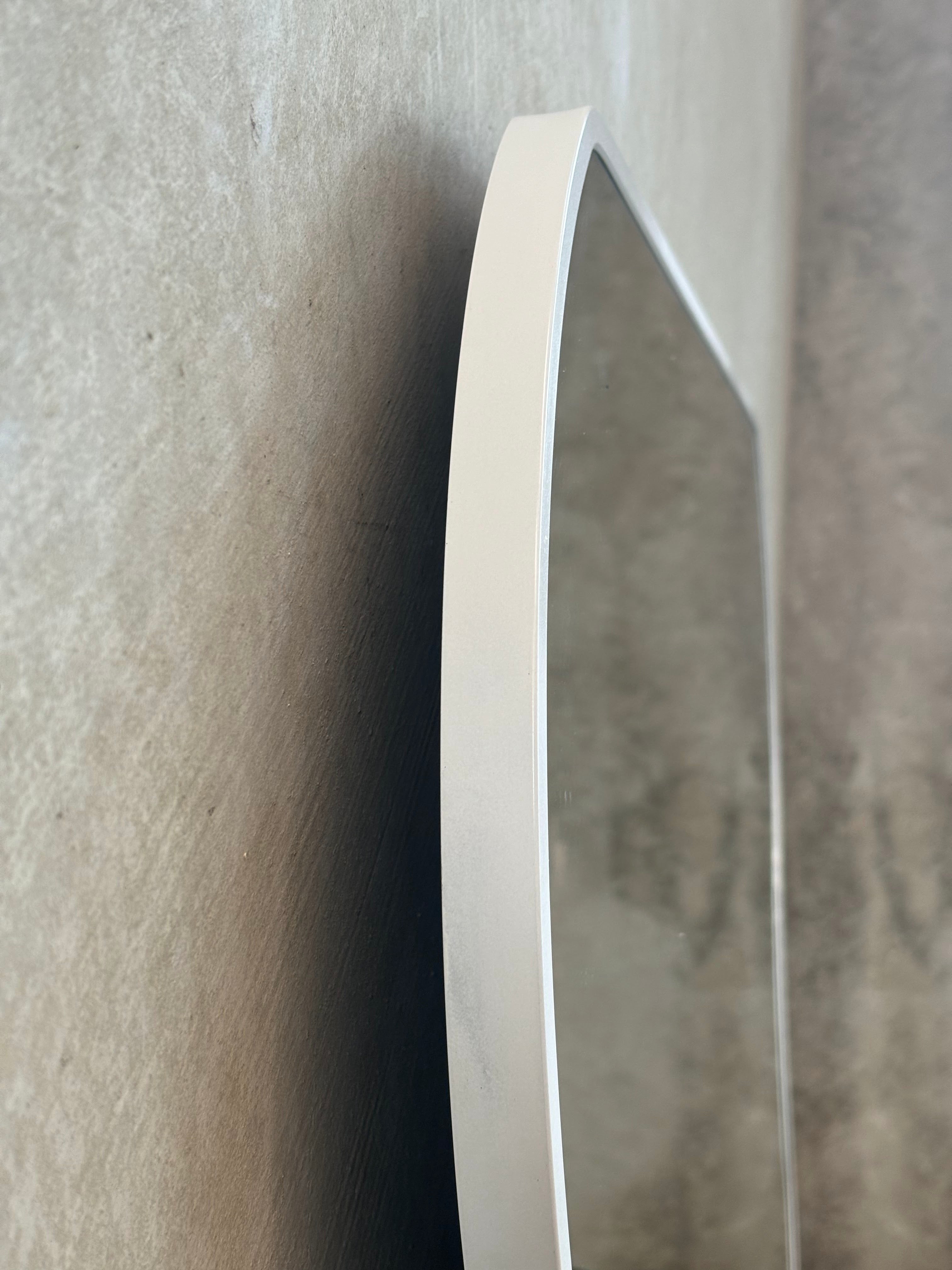 Wavy Mirror - White - 180cm x 80cm