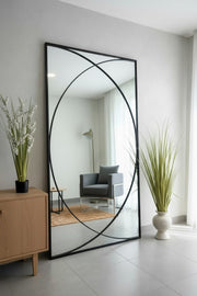 Optical Minimalist - Black - 200cm x 100cm
