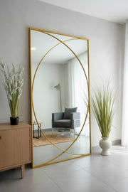 Optical Minimalist - Gold - 200cm x 100cm